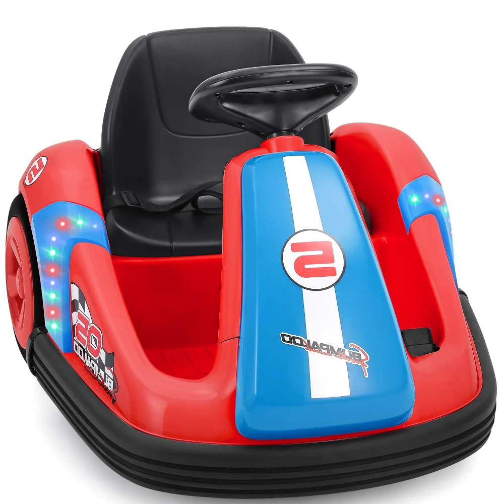 ELEMARA Toddler Bumper Car, Big Wheels
