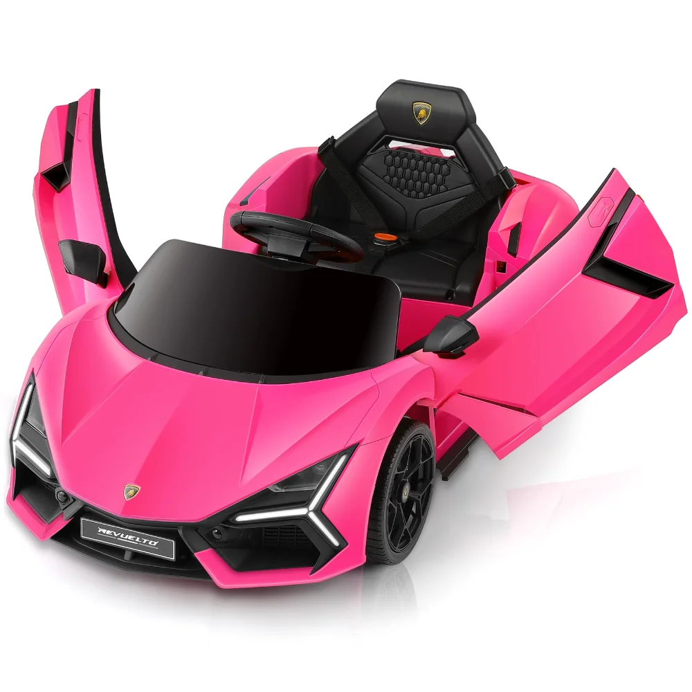 ELEMARA Licensed Lamborghini Ride-On Car with Scissor Door