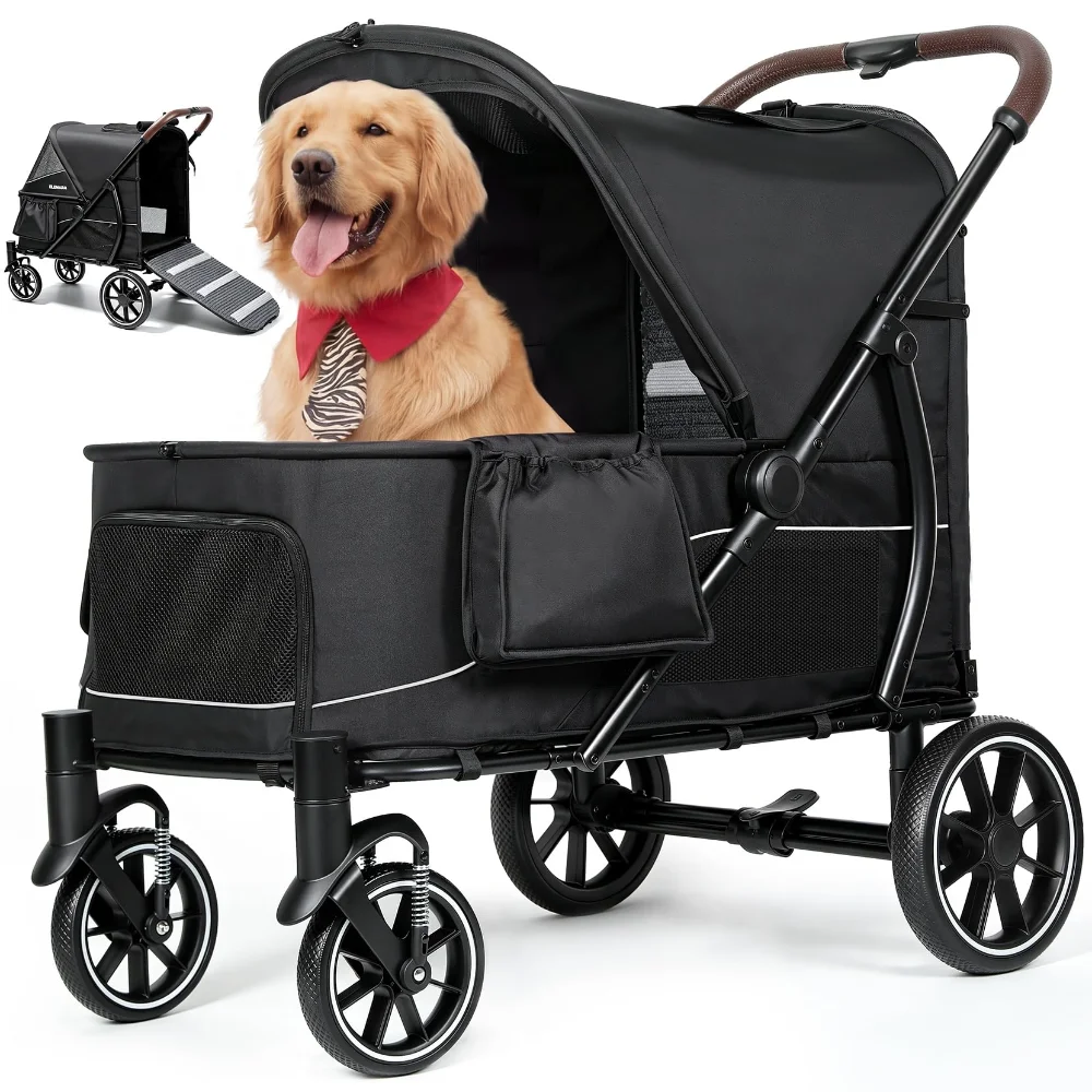 ELEMARA Walk-In Dog Stroller